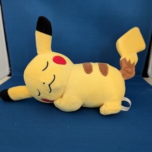 Sleeping Pikachu Plush Doll Pokemon Center 2016 Stuffed Plushie